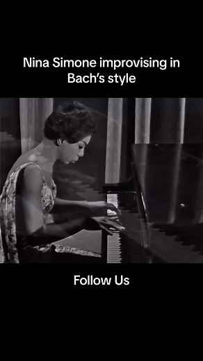 Nina Simone Improvising in Bach's Style