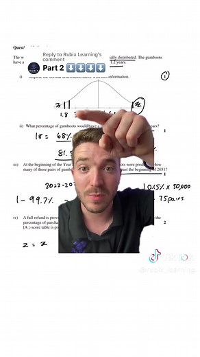 Using Z Tables to Find Percentages in Math Advance Year 12 - Part 2