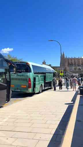 Palma Cruise Port, Don't Pay For Excursions, The Is How To Town on the Shuttle Bus To Town