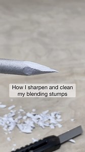 59K views · 162 reactions | Sharpening Your Blending Stump for...
