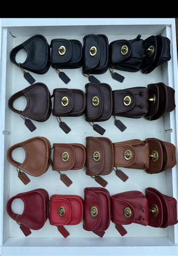 Explore Vintage Coach 90’s Key Fobs and Their Iconic Colors