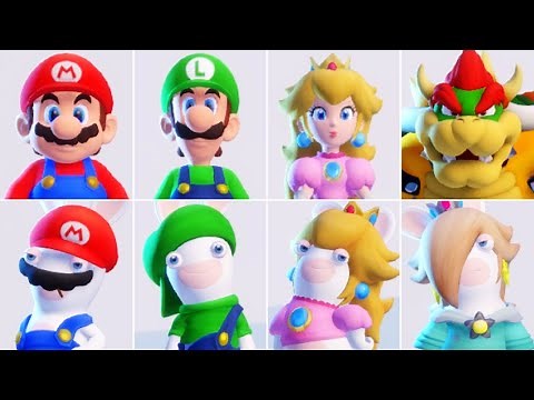 Mario + Rabbids: Sparks of Hope - All Characters