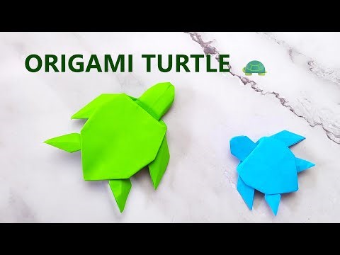 How to Make an Easy Origami Turtle 🐢 | Step-by-Step Paper Turtle Tutorial