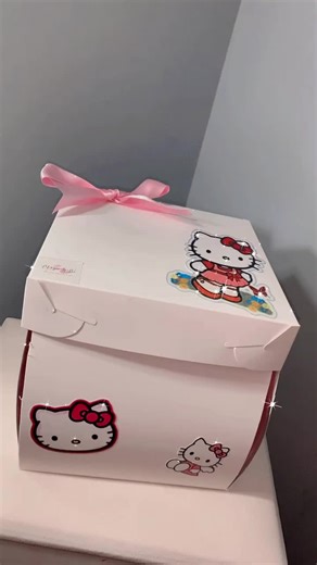 Caja Explosiva de Hello Kitty 💗#hellokitty #cajaexplosiva #rosa