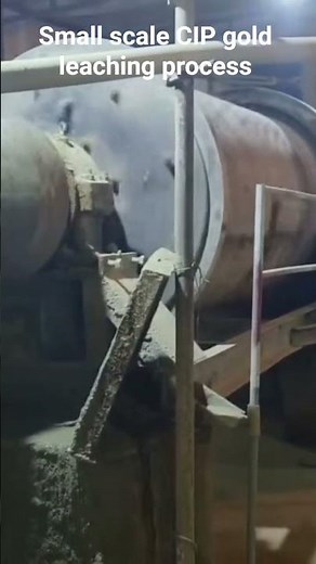 small scale CIP gold leaching process