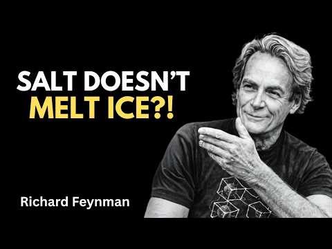 Salt Does NOT Melt Ice (It's not what you think) | Feynman Explains Why