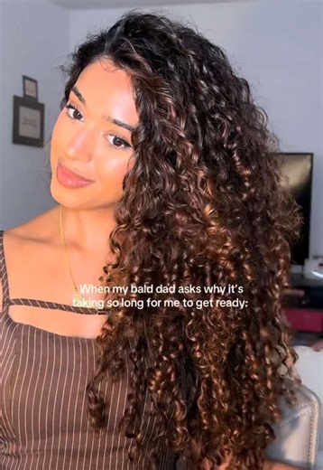 Dad's Curly Hair Routine