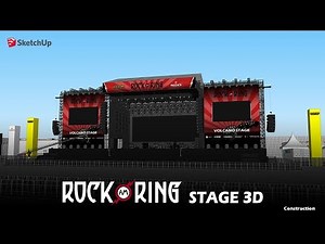 Rock Am Ring Stage 3D - Sketchup (Construction)