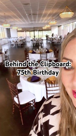 Behind the Clipboard | 65th Birthday Party Inspiration