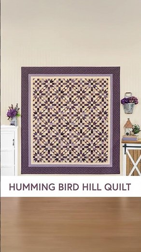 Reserve your Hummingbird Hill Quilt today with Shabby Fabrics! #quilting #sewing #patchwork