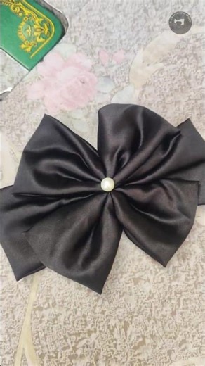 DIY Fabric Hair Bow 🎀 | Easy Sewing Tutorial #shorts #hairbow