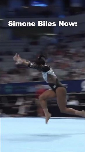 Simone Biles Then vs Now:The Incredible Journey of Simone🏅✨ #SimoneBiles #Gymnastics #Transformation
