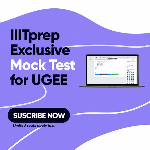 Get UGEE Mock Test | UGEE 2026 IIIT Hyderabad | IIITprep