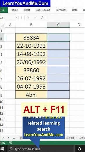 IsDate function in Excel | IsDate Excel | IsDate VBA UDF #excelshorts