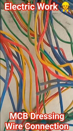 MCB Connections 😭 #shorts #mcb #electrical #wiring #led