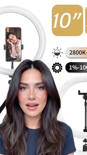 Check out the bio! - Glow like a pro! Say goodbye to shadowy vids and hello to perfect lighting anytime, anywhere.✨ watch till the end to see the magic! #RingLightMagic #ContentCreatorEssentials #TikTokMadeMeBuyIt