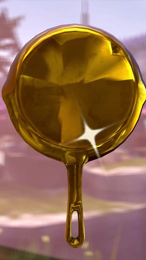 The Unusual Golden Frying Pan in TF2 - Community Sparkle Effect