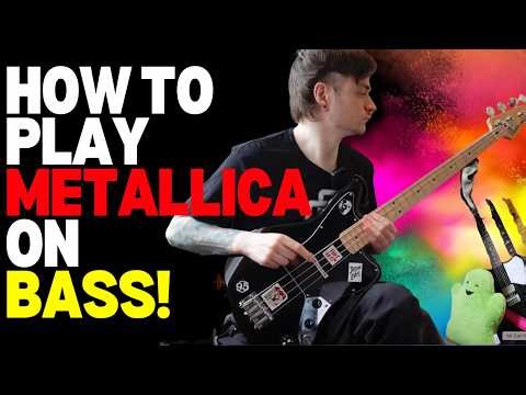 How To Play 'For Whom The Bell Tolls' (Metallica) | Bass Lesson