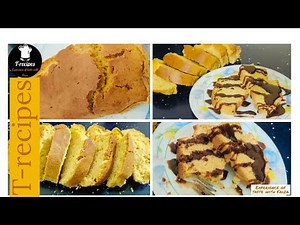 Basic plain soft and sponge cake recipe | soft and moist plain vanilla cake recipe by (T-recipes)