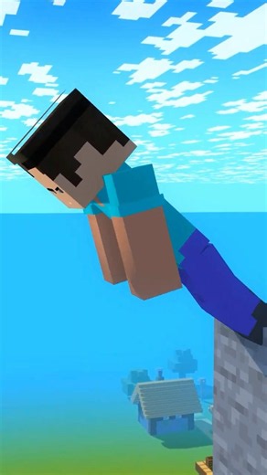 Steve Has Gone Crazy (3D Animation) 🥶!? #minecraft #shorts