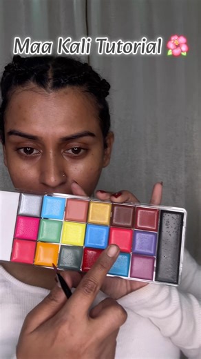 Maa Kali Makeup Tutorial #makeuptutorial #maakalimakeup #mahakali #maakali #kalikamaa #makeuplook