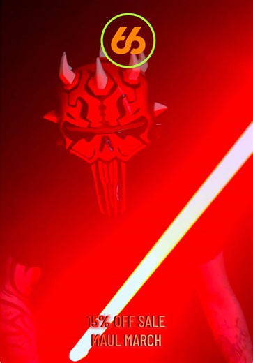 MAUL MARCH at @Saber 66 - 15% OFF all sabers inspired by Maul's journey from Star Wars: Episode I - The Phantom Menace through to Star Wars Rebels. FREE RGB Saber on orders over £350 Use code “JACKSROOM” at checkout for further discount! . #lightsaber #lightsabers #darthmaul #shadowlord #darthmaulshadowlord
