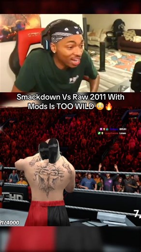Smackdown Vs Raw 2011 With Mods Is TOO WILD 😳🔥 #wwe #wwe2k #short