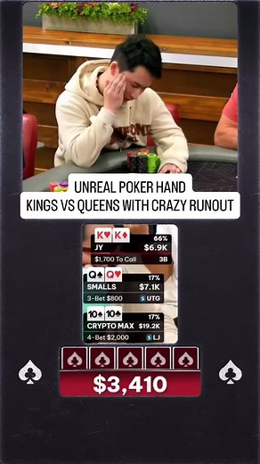 12K views · 93 reactions | One of the craziest hands we’ve seen in awhile #poker | Lodge Card Club | Facebook