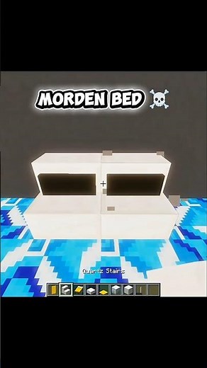 Minecraft Modern Bed Design 🛏️ | Easy & Stylish Bedroom Build #gaming