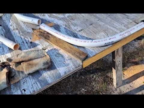 Bending PVC Pipe With Hot Sand (2)