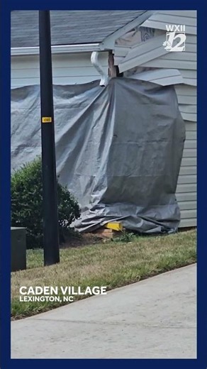 Vehicle damages two homes in Lexington NC
