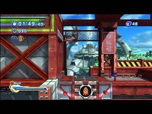 Sonic Generations Planet Wisp 3D Rocket Glitch