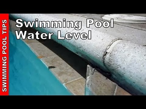 Pool Water Level, proper water level