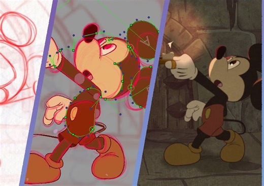 迪士尼二维绑定 干货！（绑定 草图 工作流程）动画学做动画那些事 toonboom harmony