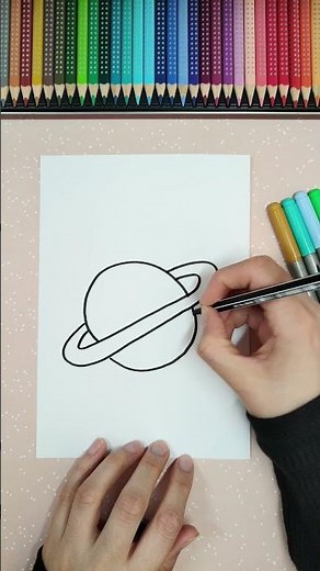 🪐 Simply paint the planet 🪐 | Painting with Evi | German