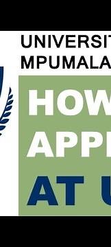 How to Apply at University of Mpumalanga for 2025