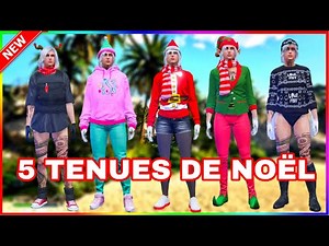[NEW] AVOIR 5 TENUES DE NOËL PERSO FÉMININ SANS CODAGE SUR GTA 5 ONLINE EN 1.58!