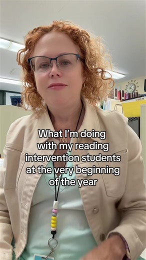 What I’ve been doing for the first few weeks of school with my first grade reading intervention students! #teachersoftiktok #teachingreading #reading #teachersoftiktok #teachertok