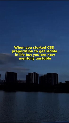 Rimsha Azhar on Instagram: "When you started CSS preparation to get stable in life but you are now mentally unstable . . . . . . . . . #csspreparation #pmspreparation #css2026 #cssexamtips #upsc"