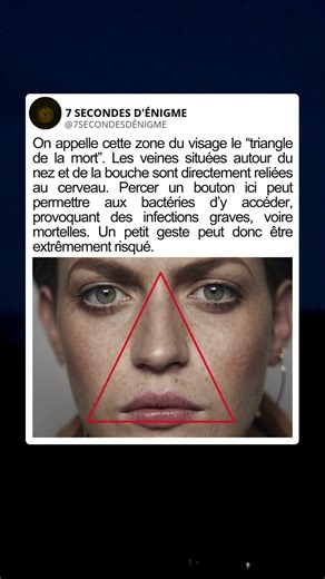 Pourquoi percer un bouton ici peut être mortel !