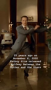 Please Please… Don’t Quiz Me! on Instagram: "25 years ago on November 6, 2000 Fatboy Slim released Halfway Between the Gutter and the Stars. The album features the singles: “Demons”, “Weapon of Choice” & “Song for Shelter”. The title is an allusion to the Oscar Wilde quote “We are all in the gutter, but some of us are looking at the stars”. It includes contributions from Macy Gray, Bootsie Collins and Roland Clark. #fatboyslim #christopherwalken #halfwaybetweenthegutterandthestars #weaponofchoic