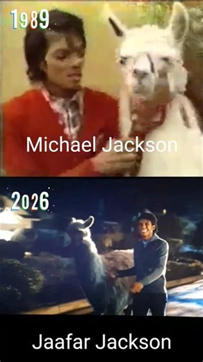 Michael Jackson 1983, Jaafar Jackson 2026 "Louie the Llama" 🦙 #michaelbiopic #michaeljackson