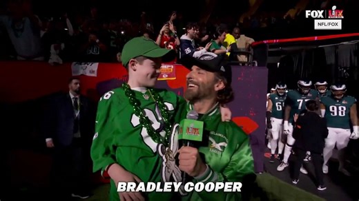 8-year-old Eagles fan on Super Bowl moment with Bradley Cooper