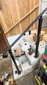 Vevor Stair rail install #diy #home #safety #empoweryourself #vevor #productreview #savemoney