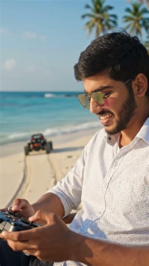 #Beach Pe Remote #Control Car Ka Full Maza 😎🔥