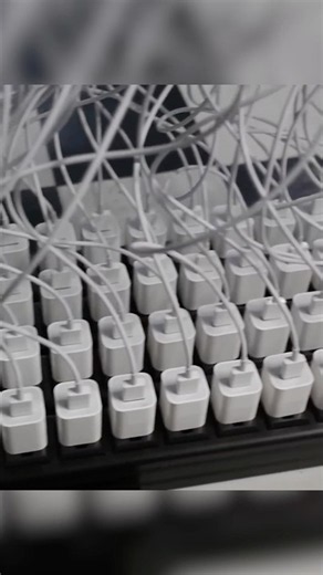 Charging an IPHONE with 100 CHARGERS!