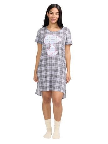 Peanuts Short-Sleeve Ladies Sleepshirt - Online Exclusive - Walmart.ca