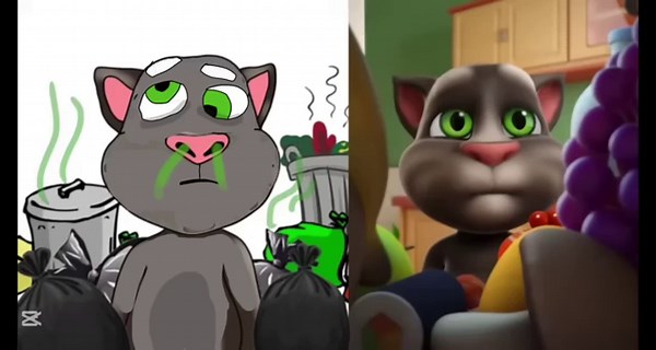 Laugh with My Talking Tom 2 Funny Drawing Meme -Try not To laugh 😂😂😂