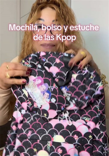 DISPONIBLE AQUÍ ☝️pack completo de las guerreras Kpop con gran capacidad y buen material . #mochila #pack #kpop