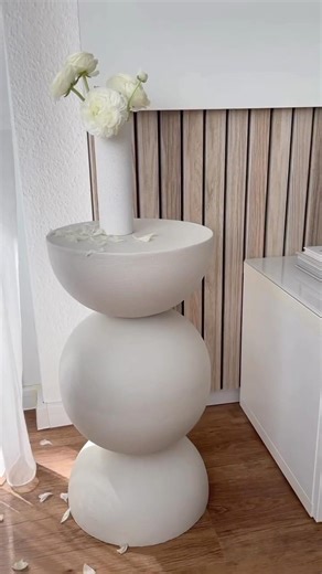 DIY End Table made from IKEA Salad Bowls